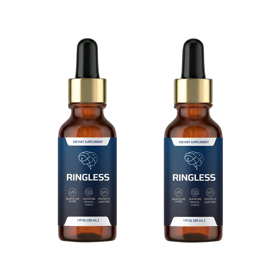RingLess  Natural Tinnitus Support Supplement Bottle